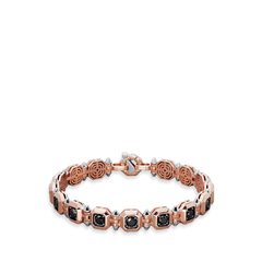 7.50 Carat Baraka Technodiamond Black Diamond Bracelet