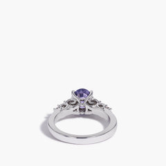 Robert Pelliccia Half Carat Purple Sapphire Ring