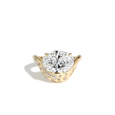 Roberto Pelliccia Oval Galaxy Engagement Ring - J.R.DUNN product