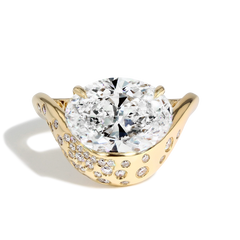 Roberto Pelliccia Oval Galaxy Engagement Ring