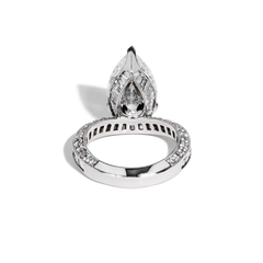 Robert Pelliccia Pear Shaped Origin Engagement Ring