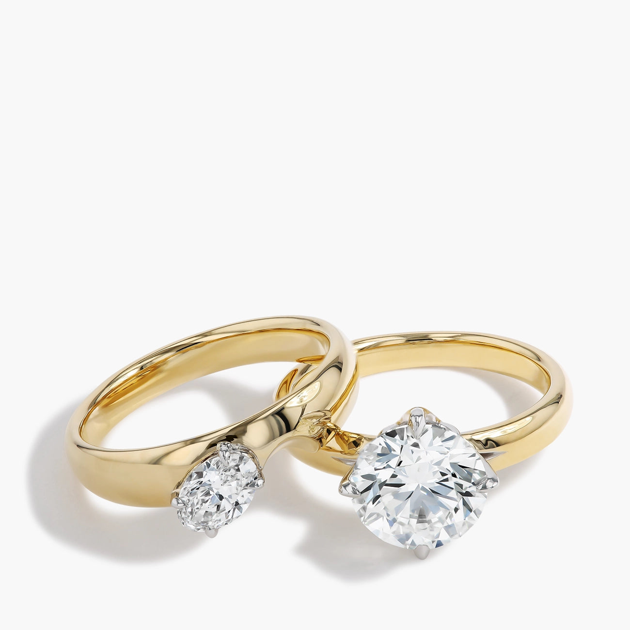 Botswana Two-From-One Engagement Ring Set