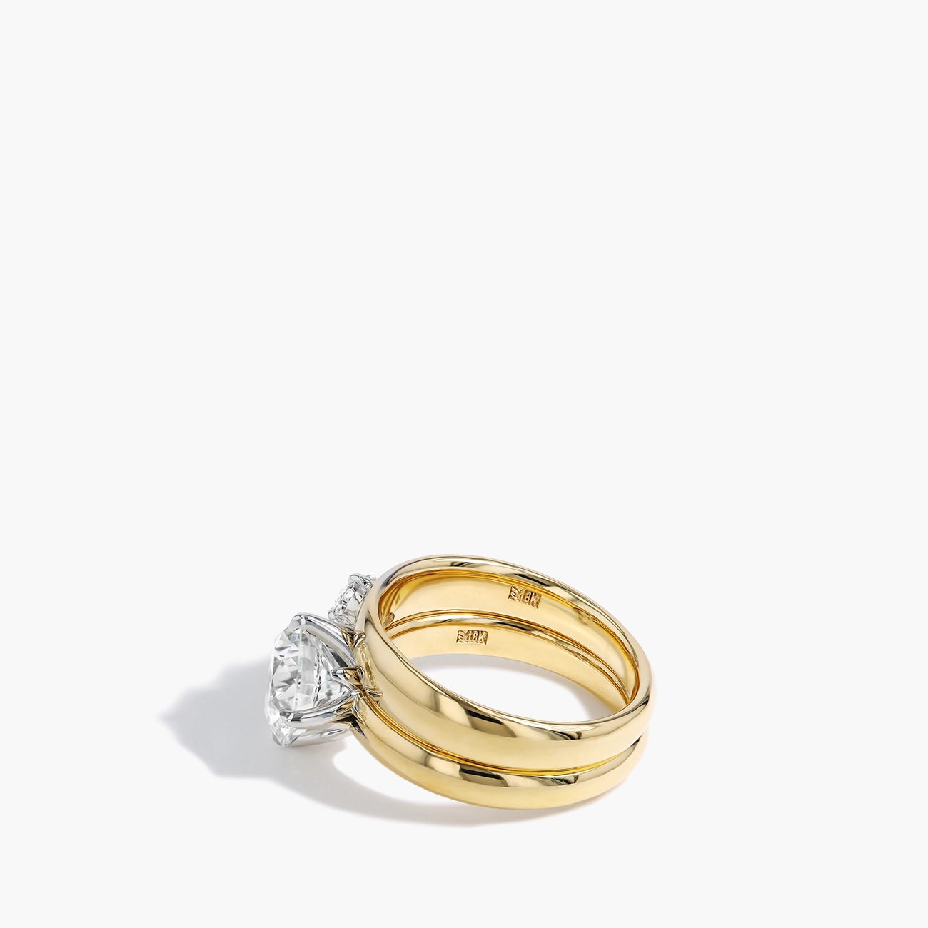 Botswana Two-From-One Engagement Ring Set
