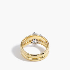 Botswana Two-From-One Engagement Ring Set