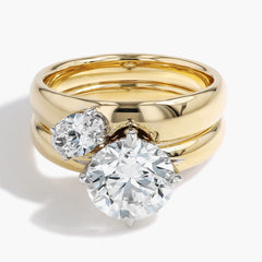Botswana Two-From-One Engagement Ring Set