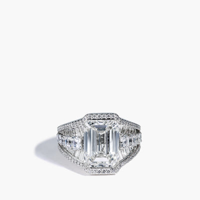 Robert Pelliccia 7 Carat Emerald Cut Engagement Ring - J.R.DUNN product