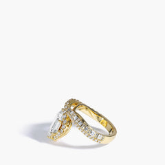 Robert Pelliccia Hexagon Diamond Engagement Ring
