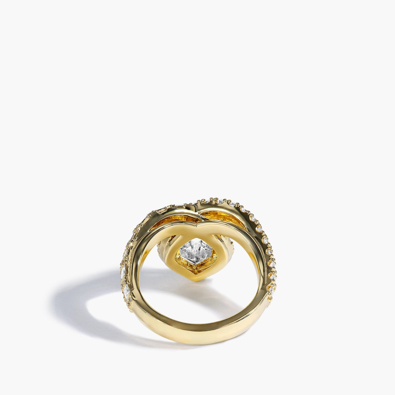 Robert Pelliccia Hexagon Diamond Engagement Ring