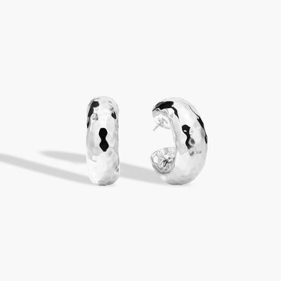 Ippolita Classico Thick Silver Round Hoop Earrings - Ippolita product