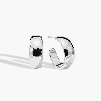 Ippolita Classico #2 Small Huggie Hammered Hoop Earrings - Ippolita product