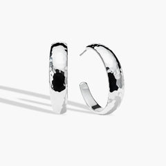 Ippolita Classico #3 Medium Hammered Hoop Earrings