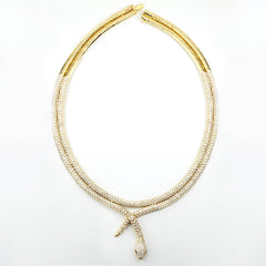 Roberto Coin Limited Edition  22ctw Diamond Snake Necklace