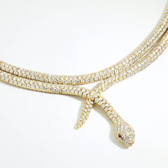 Roberto Coin Limited Edition  22ctw Diamond Snake Necklace