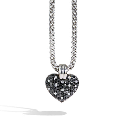 Robert Pelliccia Black & White Diamond Message Locket - Large - Robert Pelliccia product