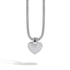 Robert Pelliccia Diamond Pavé Heart Message Locket - Large