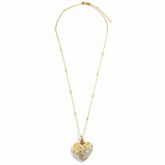 Robert Pelliccia Galaxy Diamond Heart Shaped Necklace