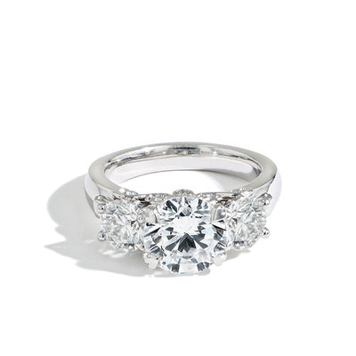 Robert Pelliccia Age of Romance Three Stone Engagement Ring - Robert Pelliccia product