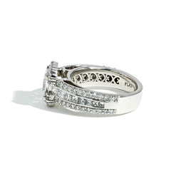 Robert Pelliccia Passion Princess Cut Diamond Halo Engagement Ring Setting