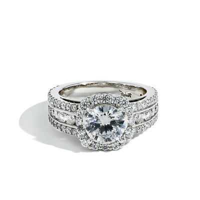 Robert Pelliccia Passion Round Diamond Halo Engagement Ring Setting - Robert Pelliccia product