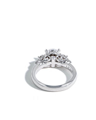 Robert Pelliccia Age of Romance Three Stone Petit Engagement Ring