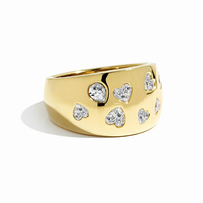 Robert Pelliccia Galaxy Heart and Pear Shaped Diamond Ring - Robert Pelliccia product