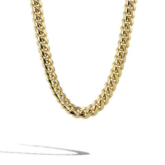 Solid Gold Cuban Link Chain Necklace - 4mm