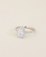 The Halo Pavé Engagement Ring