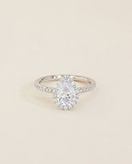 The Halo Pavé Engagement Ring
