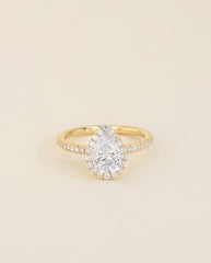 The Halo Pavé Engagement Ring