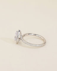 The Halo Pavé Engagement Ring