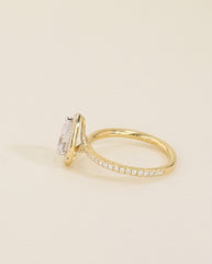 The Halo Pavé Engagement Ring