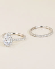 The Halo Pavé Set Engagement Ring