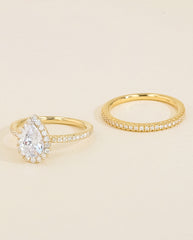 The Halo Pavé Set Engagement Ring