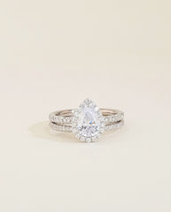 The Halo Pavé Set Engagement Ring