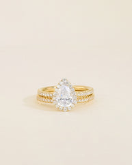 The Halo Pavé Set Engagement Ring