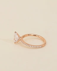 The East to West Solitaire Pavé
