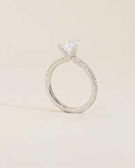 The East to West Solitaire Pavé