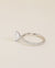 The East to West Solitaire Pavé