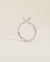 The East to West Solitaire Pavé