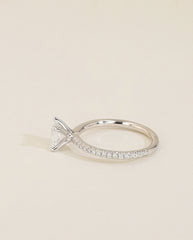 The East to West Solitaire Pavé