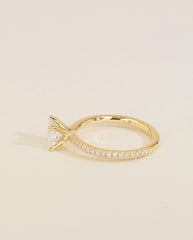 The East to West Solitaire Pavé