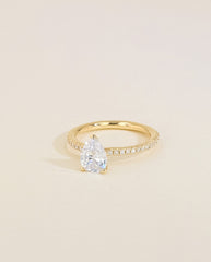 The East to West Solitaire Pavé