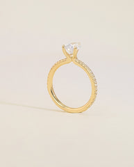 The East to West Solitaire Pavé