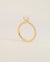 The East to West Solitaire Pavé