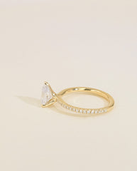 The East to West Solitaire Pavé