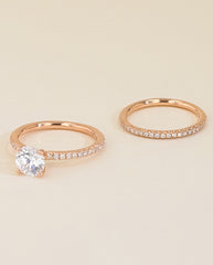 The Solitaire Pavé Set