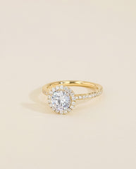 The Halo Pavé Engagement Ring