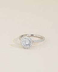 The Halo Pavé Engagement Ring