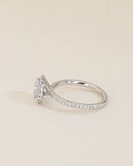 The Halo Pavé Engagement Ring