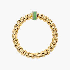 FOPE EKA Flex'it Bracelet with Diamonds and Chrysoprase